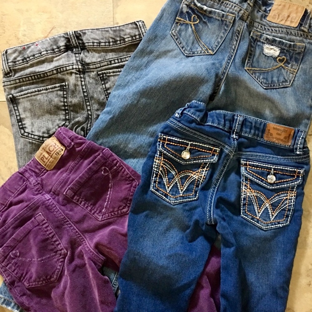 Bundle of 4 Girls 6x/7 Pants/Jeans